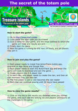 Load image into Gallery viewer, Treasure islands - The secret of the totem pole (virtual meeting and meeting game)