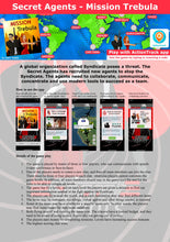 Load image into Gallery viewer, Secret Agents - Mission Trebula (virtual meeting and meeting game)