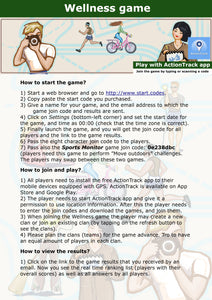 Wellness game (GPS game, play anywhere)
